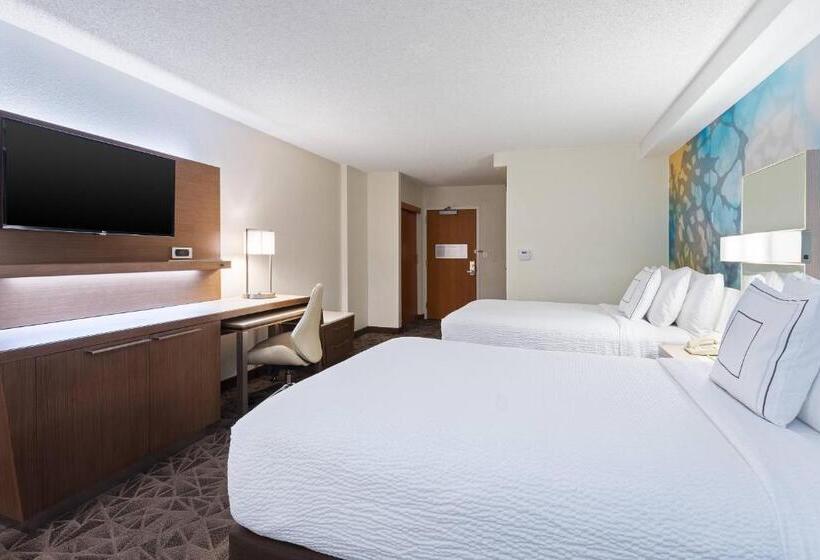 اتاق استاندارد با 2 تخت دوبل, Courtyard Miami Downtown Brickell Area