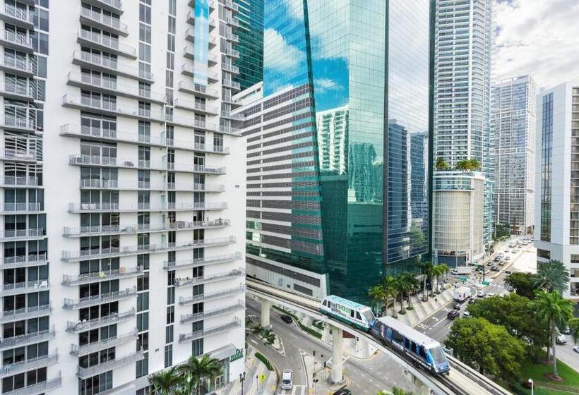 سوئیت با تخت بزرگ, Courtyard Miami Downtown Brickell Area