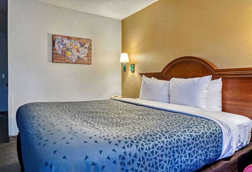 Standard Room Double Bed Adapted for people with reduced mobility, Econo Lodge Raleigh Near Walnut Creek Amphitheatre