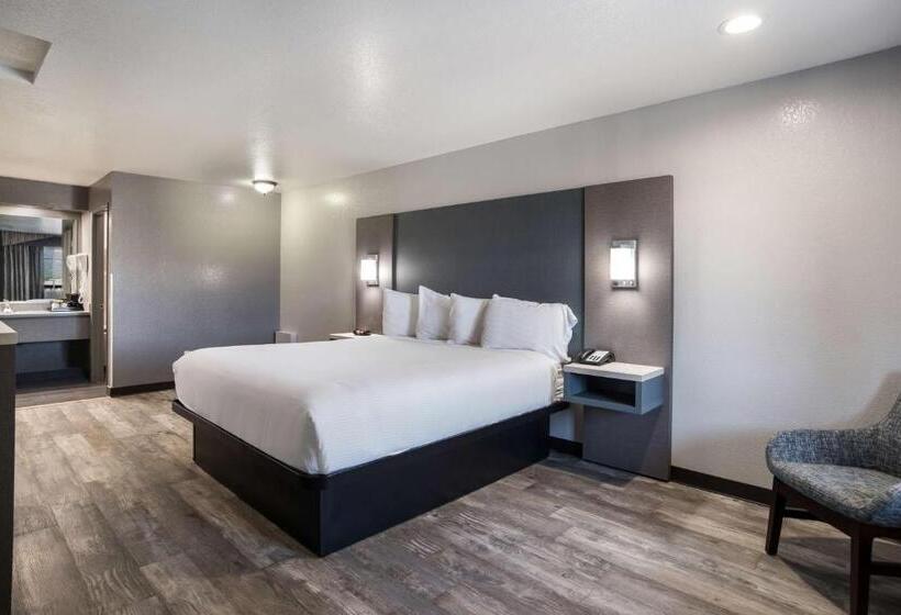 اتاق استاندارد با تخت بزرگ برای معلولان, Surestay Hotel By Best Western Ukiah