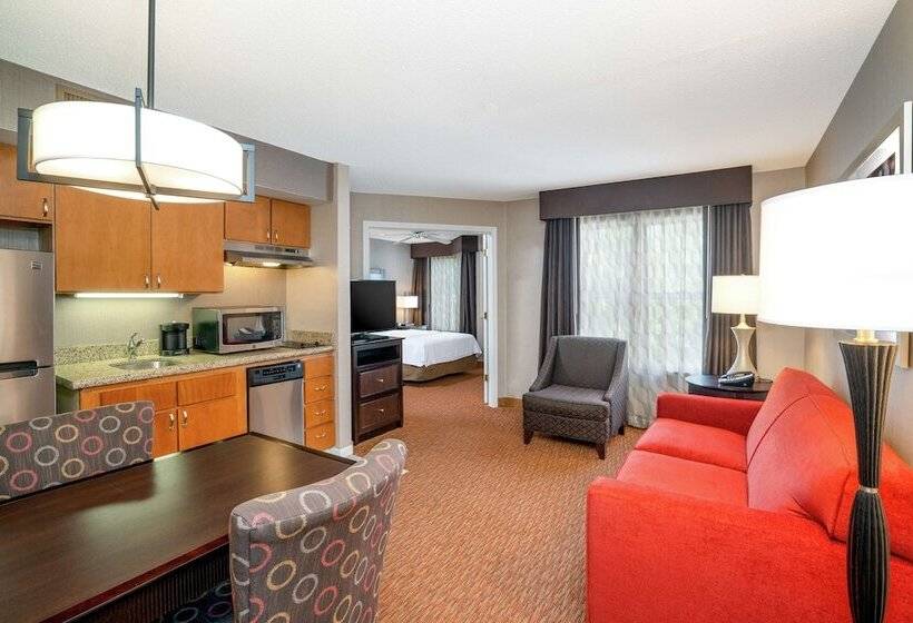 Suite Adapted for people with reduced mobility, Homewood Suites By Hilton Lafayette Rossville