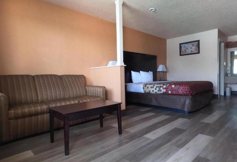 キングサイズベッドのスイートルーム, Econo Lodge Inn & Suites Downtown Northeast Near Fort Sam Houston