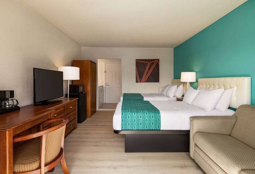 اتاق استاندارد با 2 تخت دوبل, Howard Johnson By Wyndham Ocean City Oceanfront