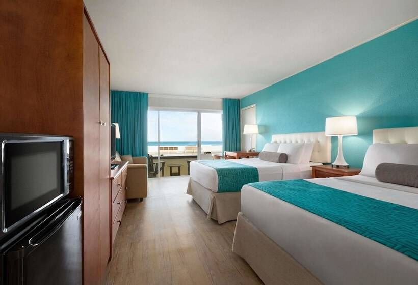 اتاق استاندارد با 2 تخت دوبل, Howard Johnson By Wyndham Ocean City Oceanfront