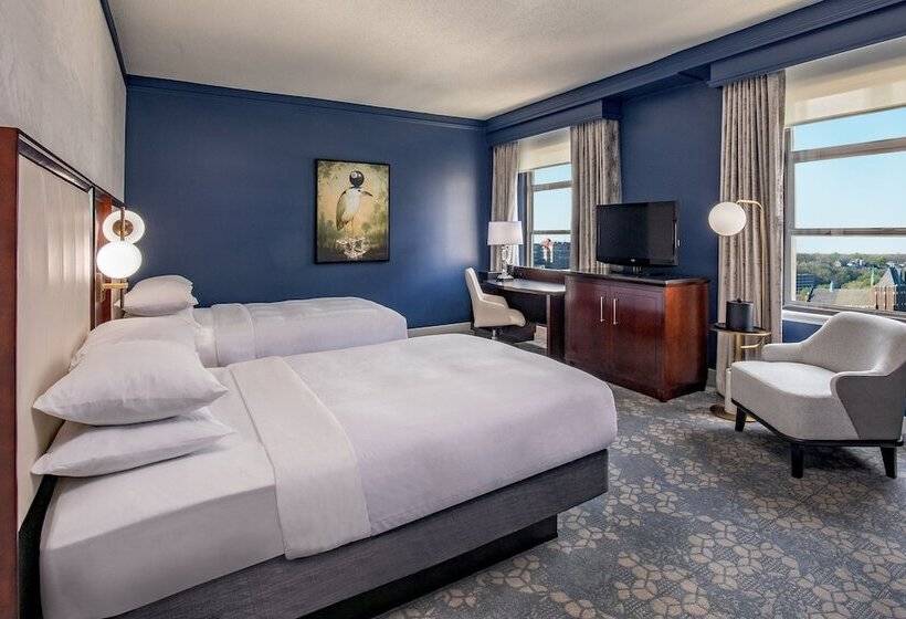 اتاق استاندارد با 2 تخت دوبل, Peoria Marriott Pere Marquette