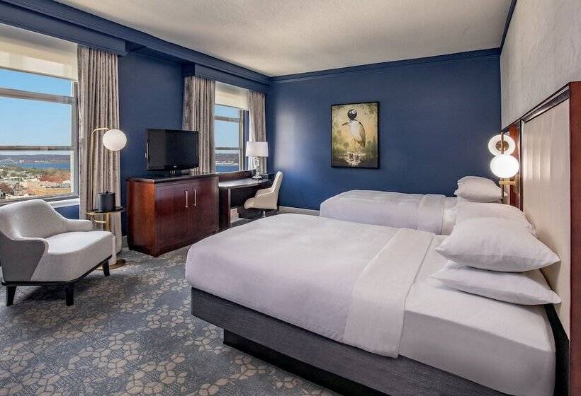 غرفه قياسيه سريرين مزدوجين, Peoria Marriott Pere Marquette