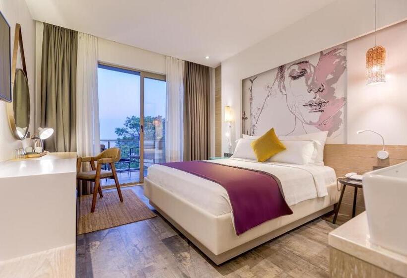 اتاق لوکس با چشم‌انداز دریا, Melanippe Relaxing Hotel   Adults Only