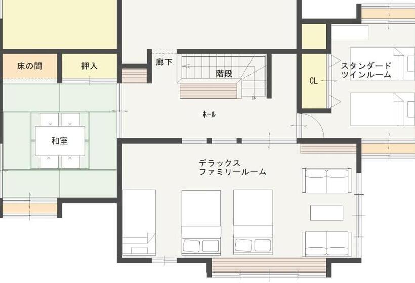 اتاق استاندارد سه نفره, 2nd House