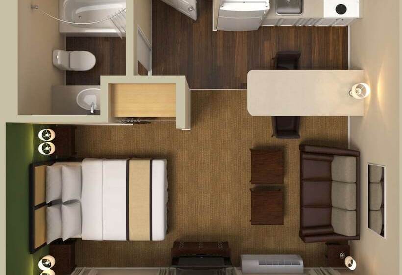 استودیوی لوکس, Extended Stay America Select Suites   Orlando   Lake Mary   1040 Greenwood Blvd
