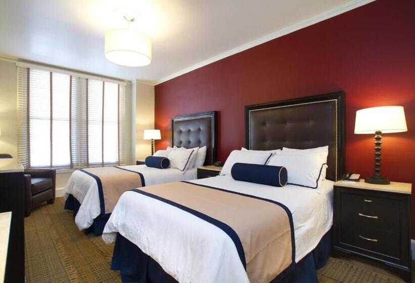 اتاق استاندارد با 2 تخت دوبل, Marines  Memorial Club & Hotel Union Square