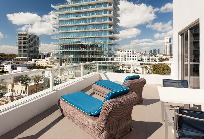 اتاق استاندارد با 2 تخت دوبل, Marriott Stanton South Beach