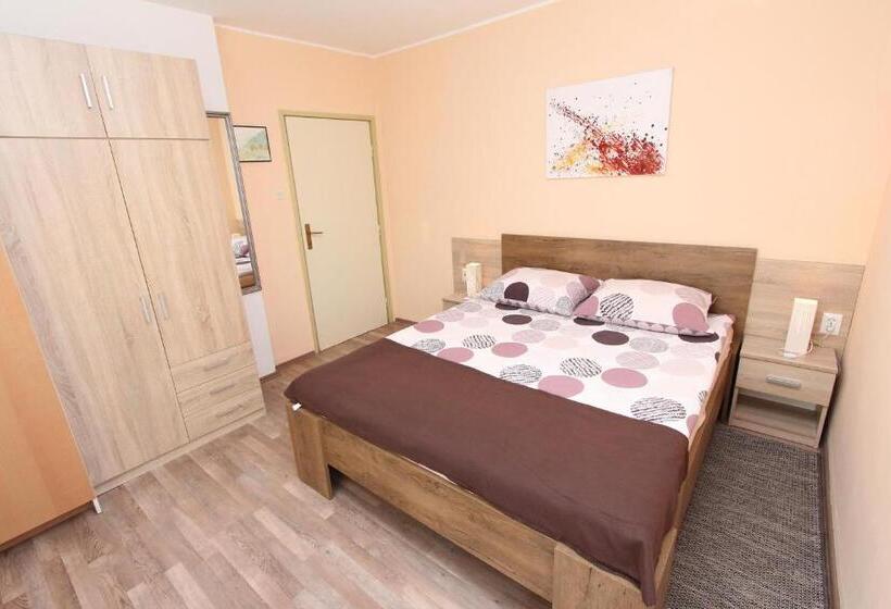 اتاق استاندارد با چشم‌انداز دریا, Apartments Eva