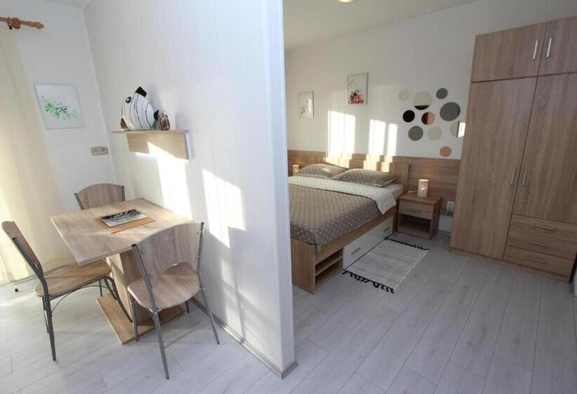 Comfort studio with sea view, Apartments Eva
