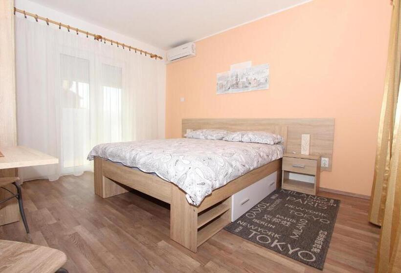 استودیو استاندارد با چشم‌انداز دریا و بالکن, Apartments Eva