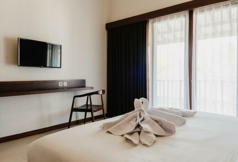 اتاق استاندارد با بالکن, Ratan Uluwatu Hotel And Villas