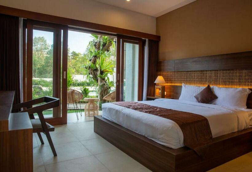 اتاق استاندارد با بالکن, Ratan Uluwatu Hotel And Villas