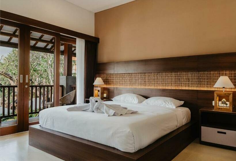 اتاق استاندارد با بالکن, Ratan Uluwatu Hotel And Villas