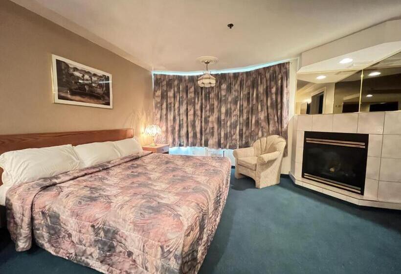 اتاق استاندارد با تخت بزرگ, Western Budget Motel #3 Whitecourt