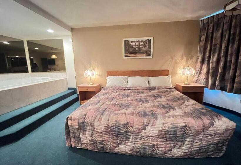 اتاق استاندارد با تخت بزرگ, Western Budget Motel #3 Whitecourt