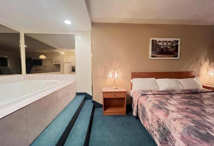 اتاق استاندارد با تخت بزرگ, Western Budget Motel #3 Whitecourt