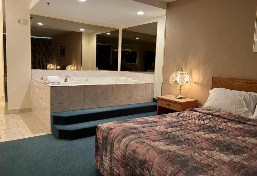 اتاق استاندارد با تخت بزرگ, Western Budget Motel #3 Whitecourt