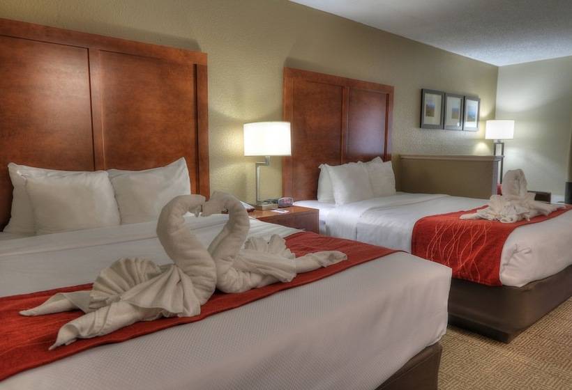 Standard Room 2 Double Beds, Comfort Inn And Suites At Dollywood Lane