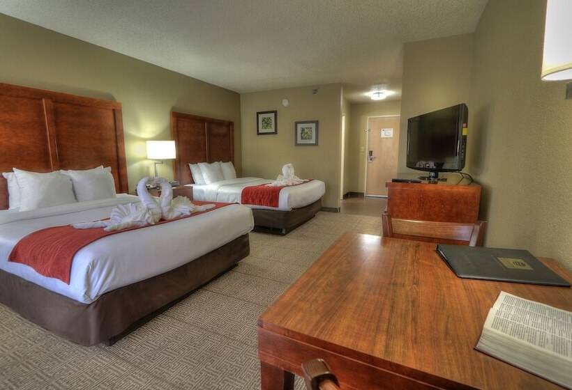 Standaardkamer met 2 Tweepersoonsbedden, Comfort Inn And Suites At Dollywood Lane