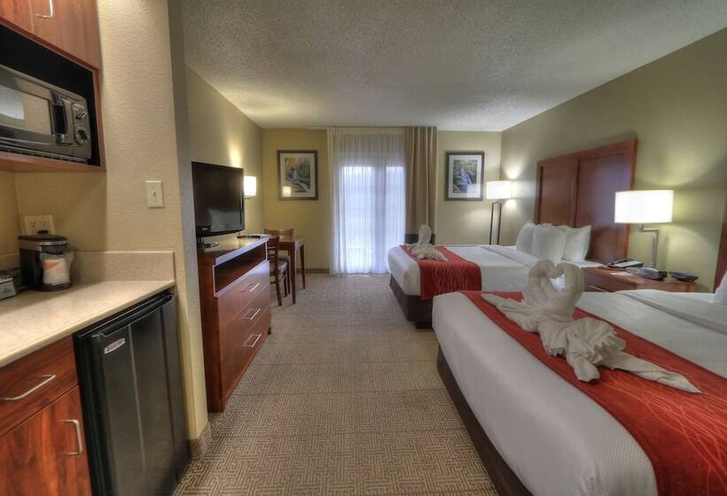 اتاق استاندارد با 2 تخت دوبل, Comfort Inn And Suites At Dollywood Lane