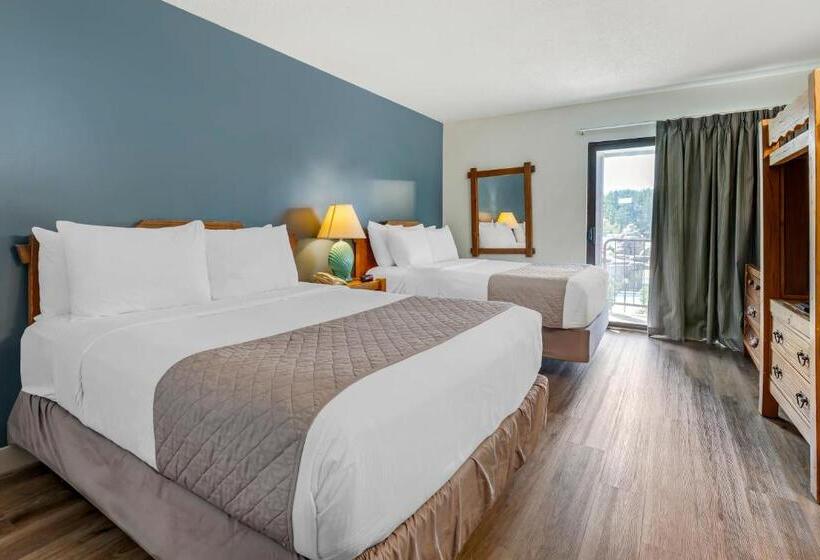 带2个卧室的套房, Polynesian Hotel & Suites Wisconsin Dells/lake Delton