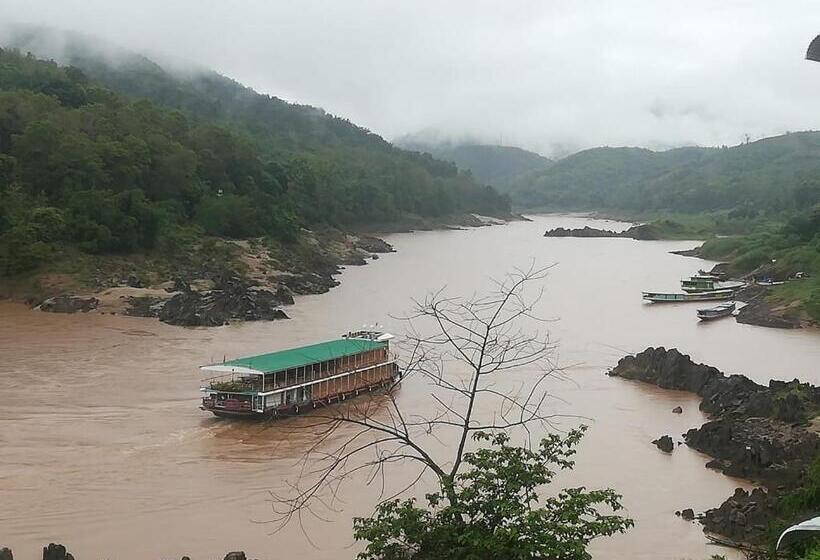 آپارتمان 1 خوابه با چشم‌انداز باغ, Mekong Backpackers Pakbeng