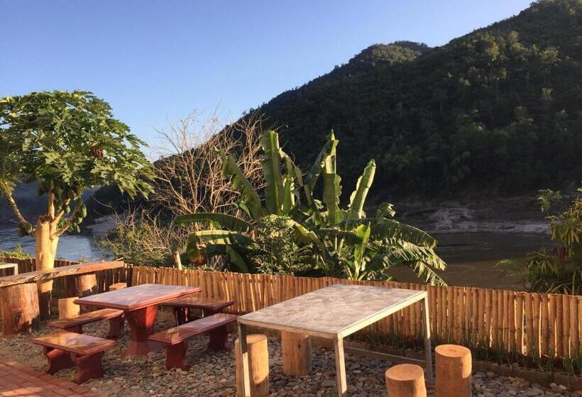 آپارتمان 1 خوابه با چشم‌انداز باغ, Mekong Backpackers Pakbeng