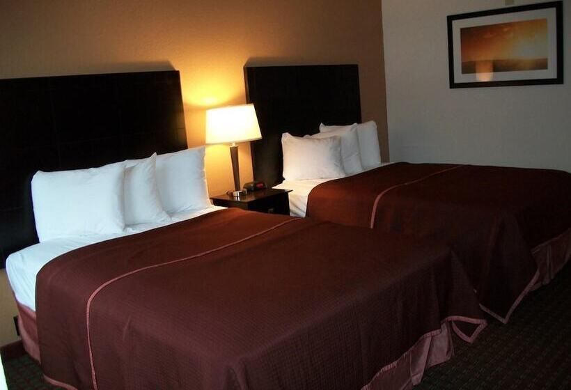 Standard Room 2 Double Beds, Americas Best Value Inn Romulus Detroit Airport