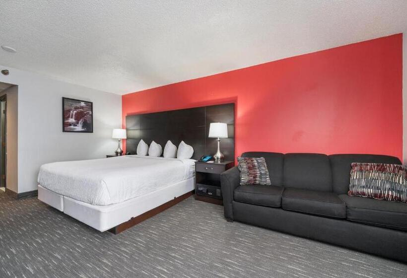 اتاق استاندارد با تخت بزرگ, Ramada By Wyndham Sioux Falls Airport   Waterpark Resort & Event Center