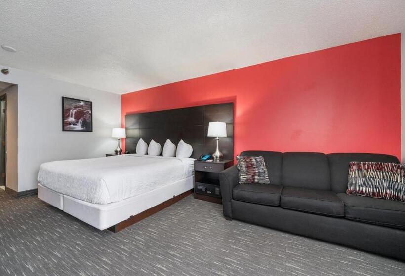 اتاق استاندارد با تخت بزرگ, Ramada By Wyndham Sioux Falls Airport  & Suites