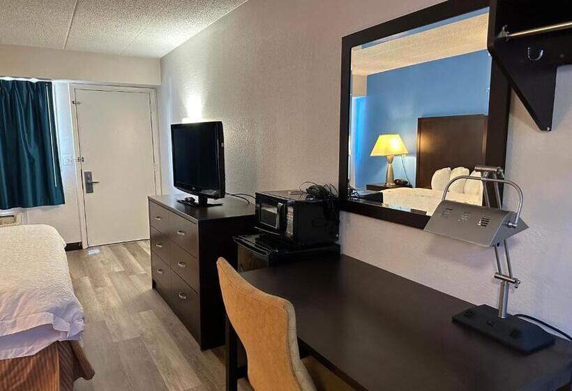 اتاق سوپریور با تخت بزرگ, American Inn & Suites Bishop Airport Flint