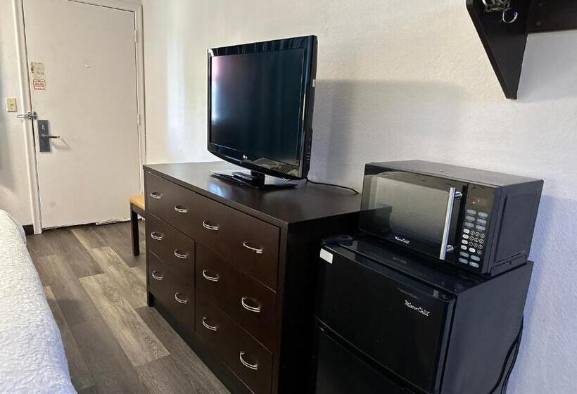 اتاق استاندارد با تخت بزرگ, American Inn & Suites Bishop Airport Flint