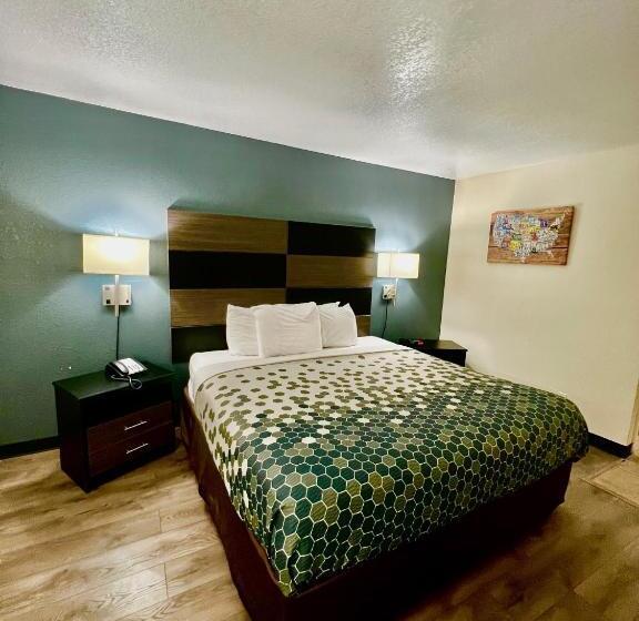 اتاق استاندارد با تخت بزرگ, Econo Lodge Inn & Suites Downtown San Antonio Riverwalk Area