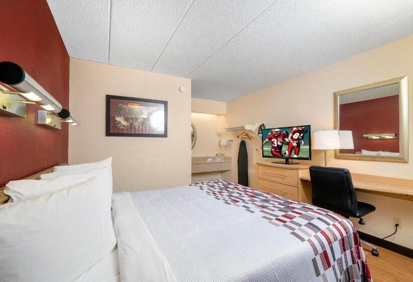 اتاق استاندارد با تخت بزرگ, Red Roof Inn Detroit Metro Airport  Taylor