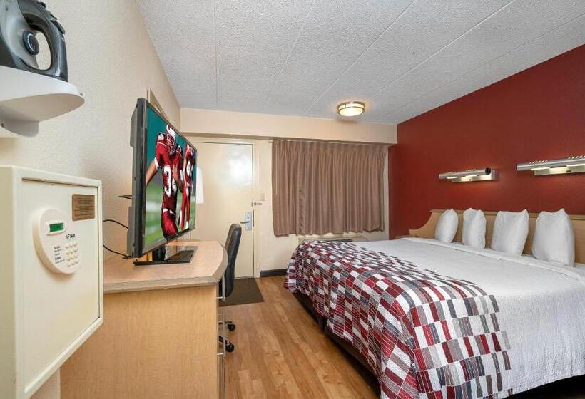 اتاق استاندارد با تخت بزرگ, Red Roof Inn Detroit Metro Airport  Taylor