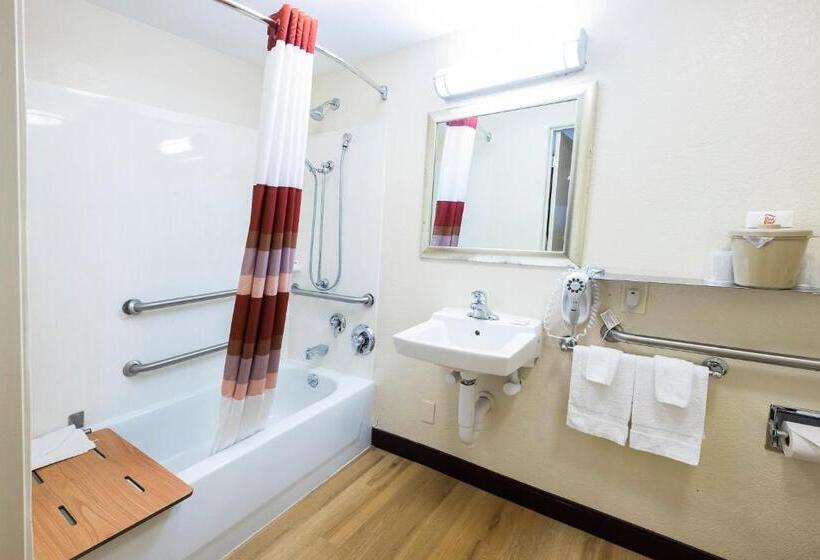 Habitación Estándar Cama King Adaptada para personas con movilidad reducida, Red Roof Inn Detroit Metro Airport  Taylor