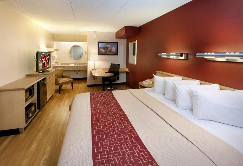 اتاق سوپریور با تخت بزرگ, Red Roof Inn Detroit  Warren