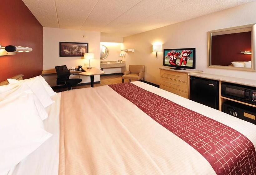 اتاق سوپریور با تخت بزرگ, Red Roof Inn Detroit  Warren