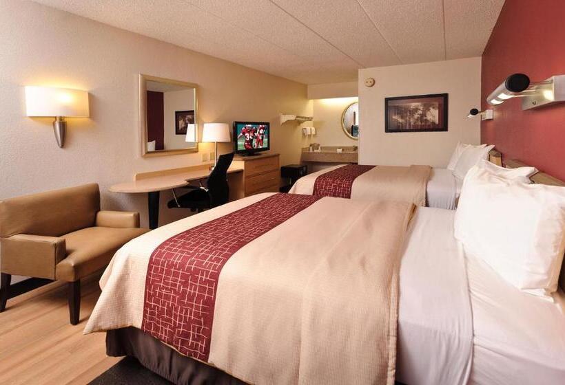 اتاق استاندارد با 2 تخت دوبل, Red Roof Inn Detroit  Warren