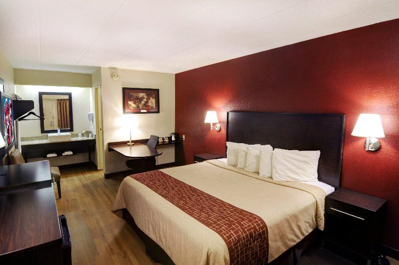 اتاق استاندارد با تخت بزرگ, American Inn & Suites Bishop Airport Flint