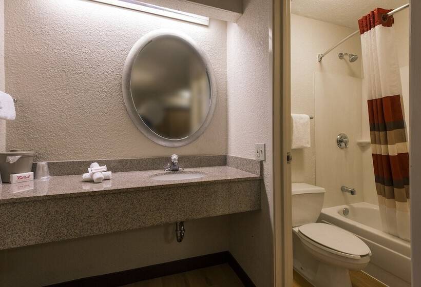 اتاق استاندارد با 2 تخت دوبل, Red Roof Inn Huntington