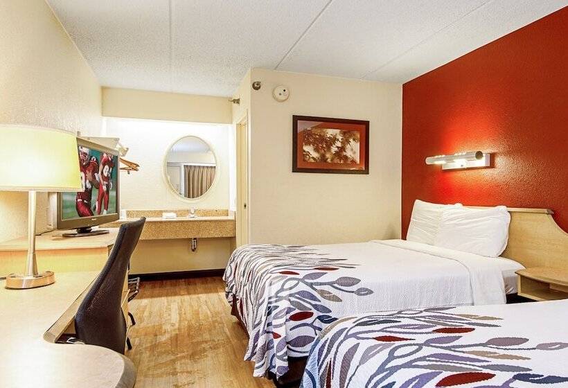 غرفه قياسيه سريرين مزدوجين, Red Roof Inn Huntington