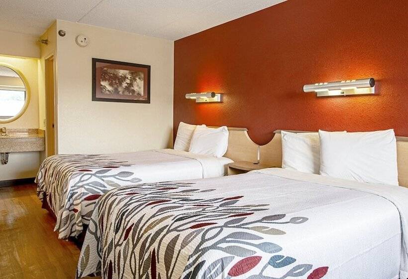 اتاق استاندارد با 2 تخت دوبل, Red Roof Inn Huntington