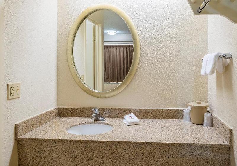 اتاق سوپریور با تخت بزرگ, Red Roof Inn Huntington