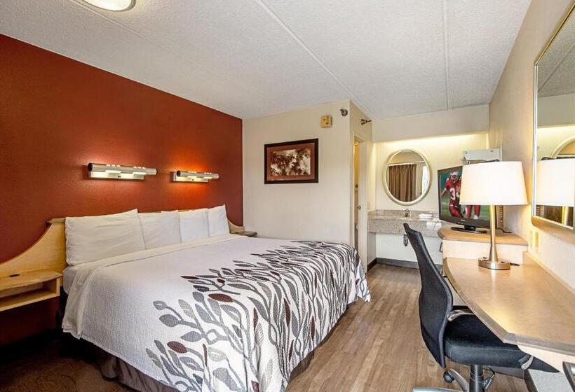 اتاق استاندارد با تخت بزرگ, Red Roof Inn Pittsburgh North  Cranberry Township