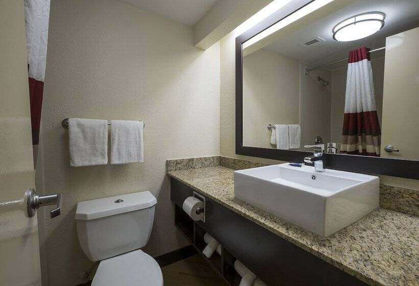 חדר דלוקס, Red Roof Inn Plus+ Houston   Energy Corridor